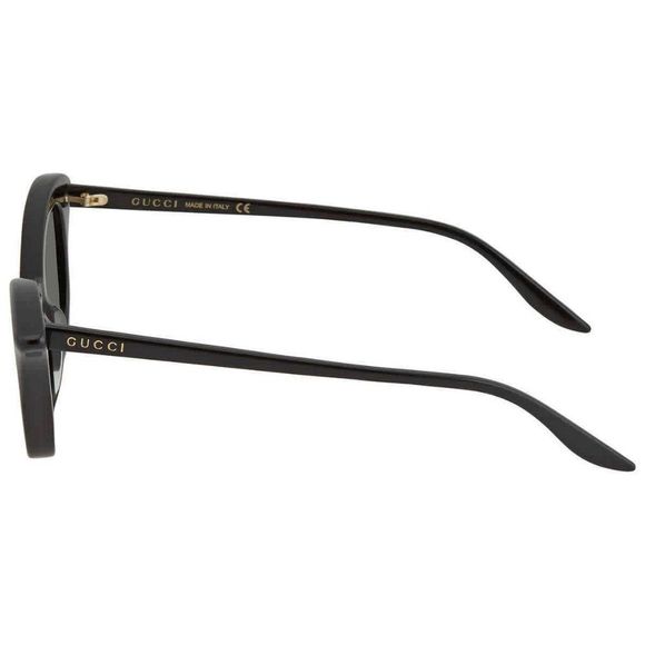 NEW Gucci Black and Grey Cat Eye Women\'s Sunglasses